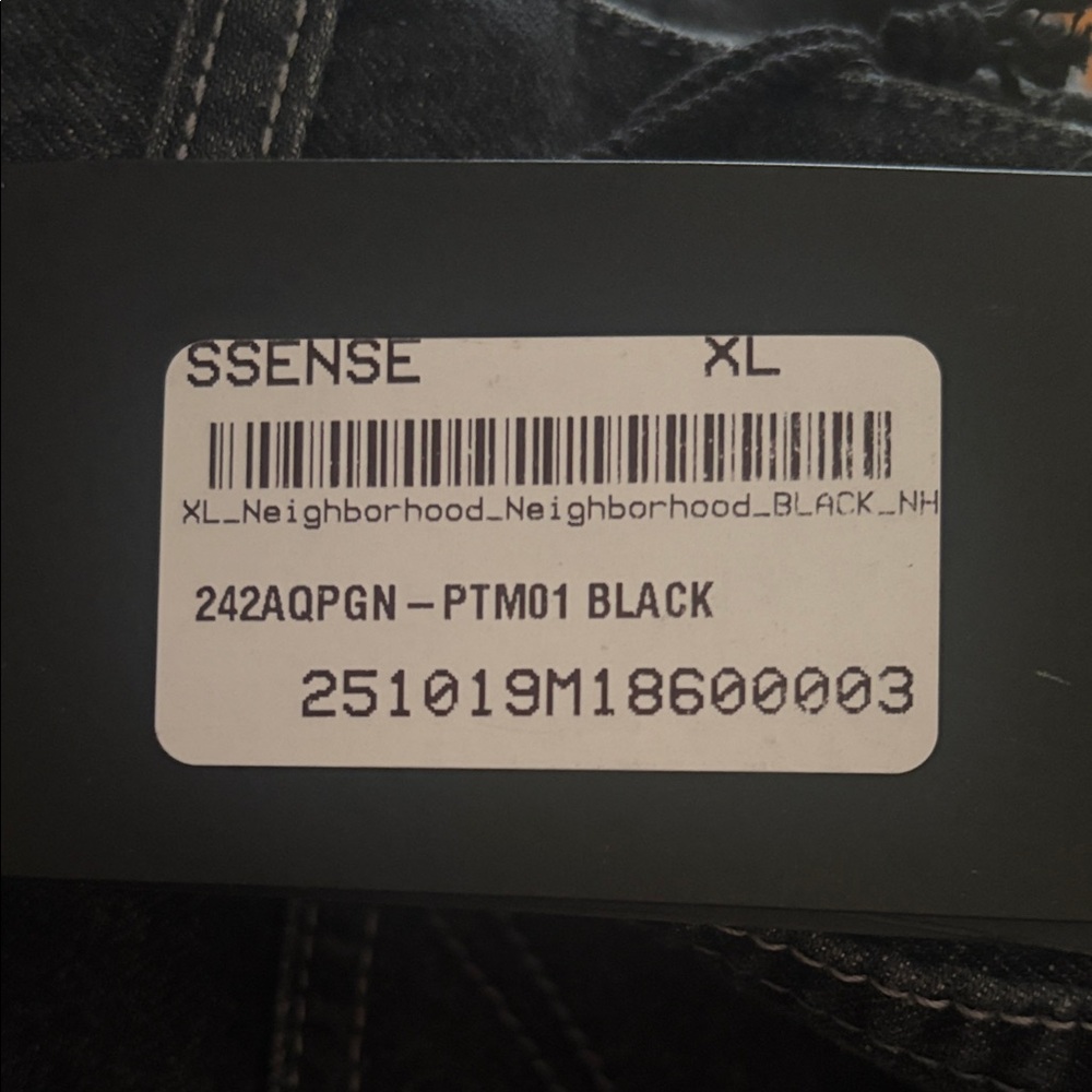 Neighborhood pants, Black, size XL
